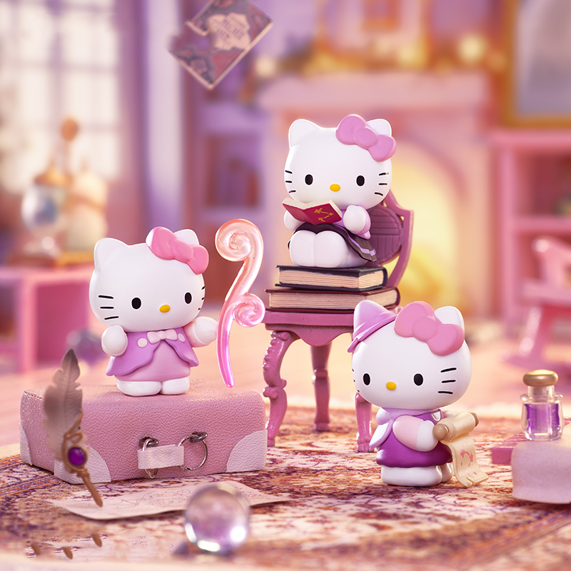Hello-Kitty Astrology Study Series Mini Beans Figures