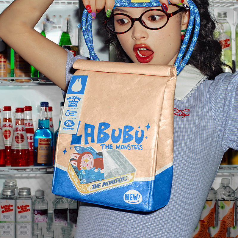 THE MONSTERS LABUBU Wacky Mart Serie-Messenger Bag Doll