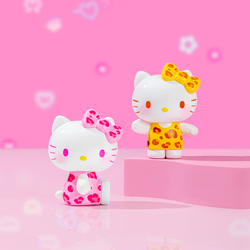 Hello-Kitty Summer Rainbow Candy Series Mini Beans Figures