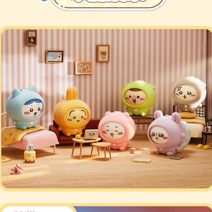 Chiikawa Pajamas Series Face-changing Plush Pendant Dolls