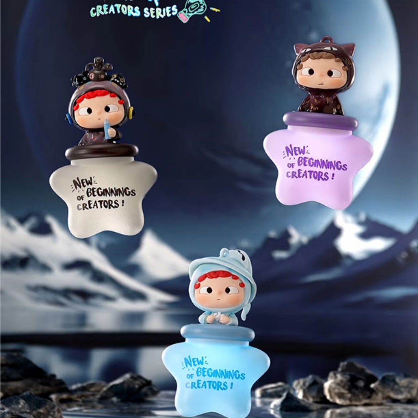 Ozai New Beginnings of Creators - Glow-in-the-dark Pendant Figures