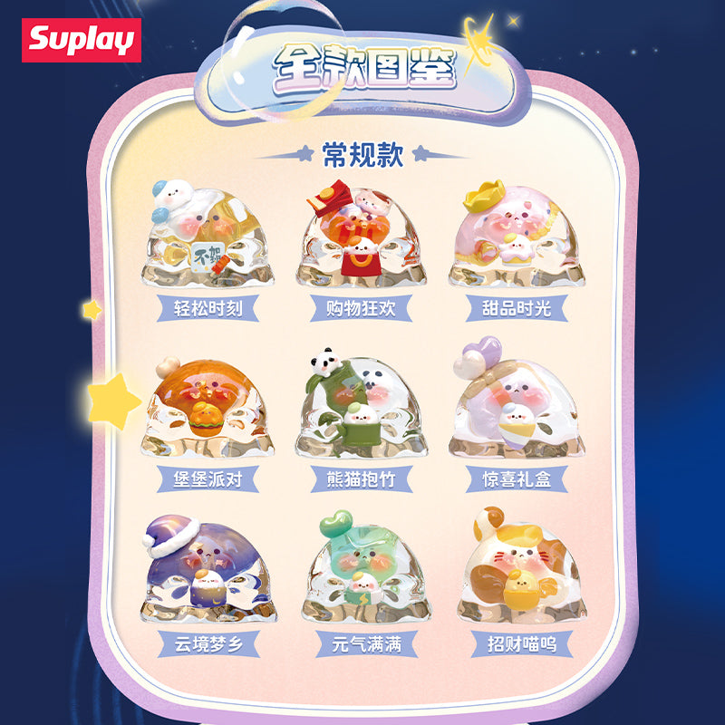 Bubble Eggs Colorful Wishes Series Figures