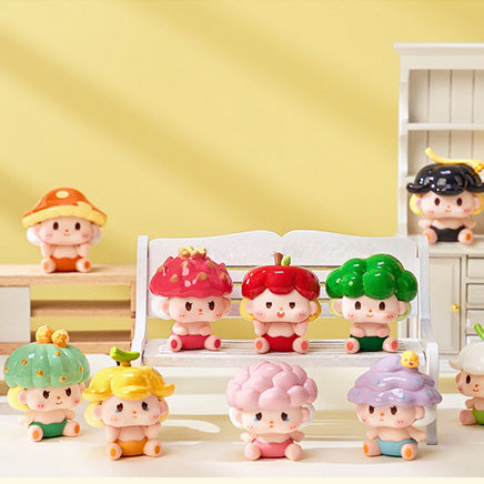 Baby Bean Eating Fruits Series Mini Figures