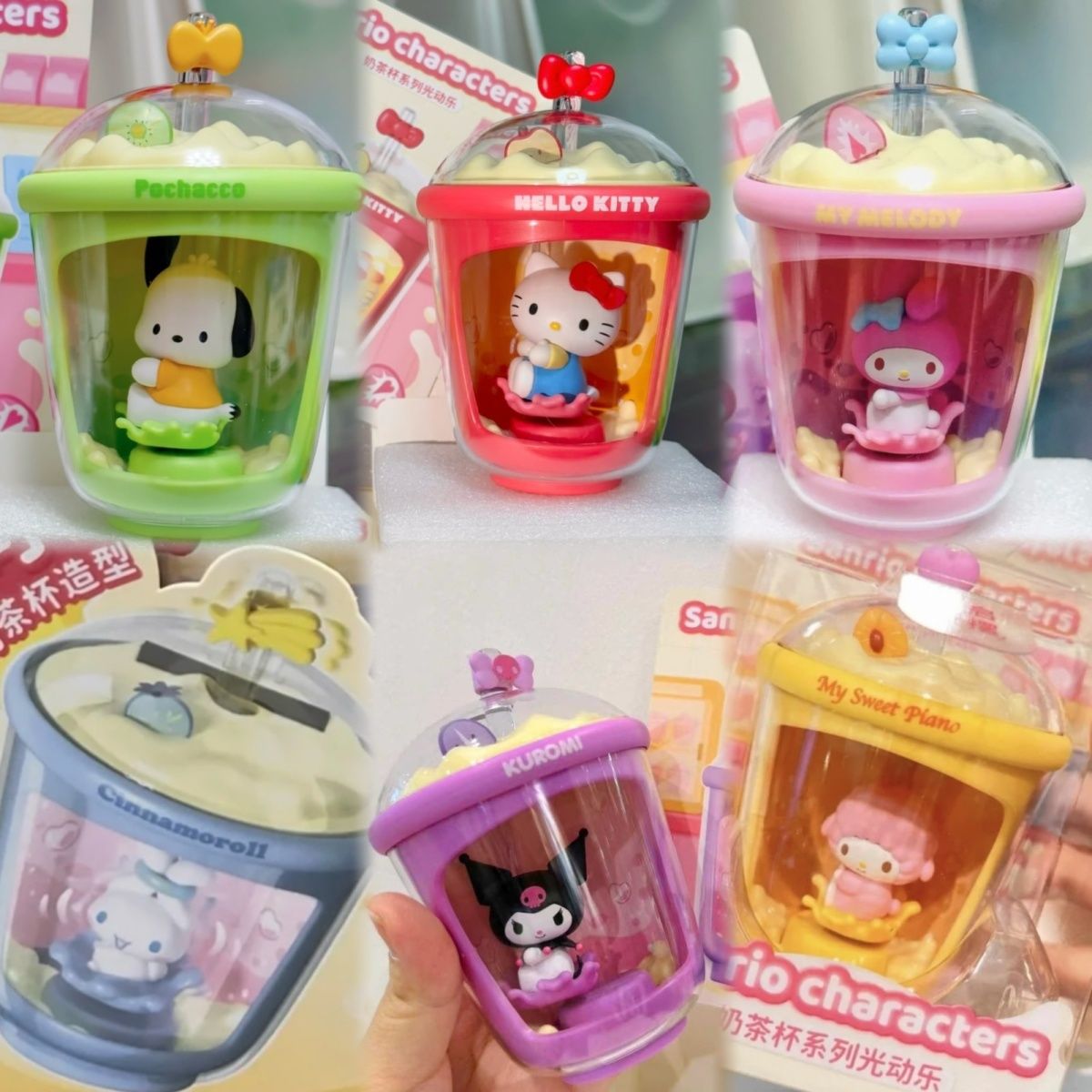 SRO Characters Milk Tea Cup Series Figures