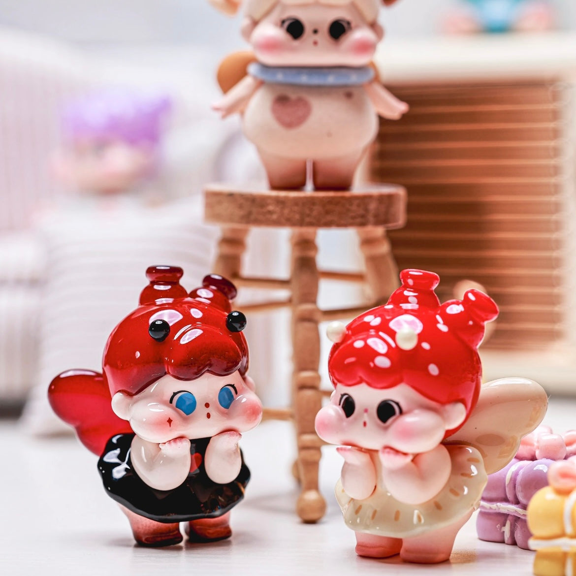 QOQO Little Butterflies Series Mini Beans Figures