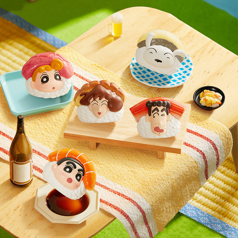 POP BEAN Crayon Shinchan SUSHI Series Figures