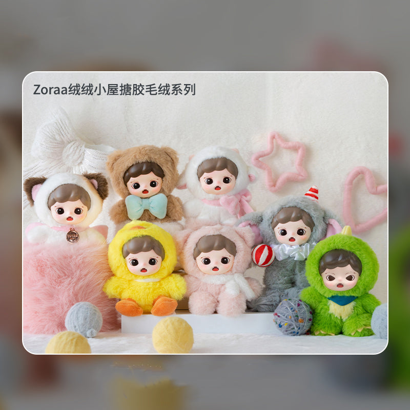 Zoraa Fluffy Cabin Series Viny Plush Dolls