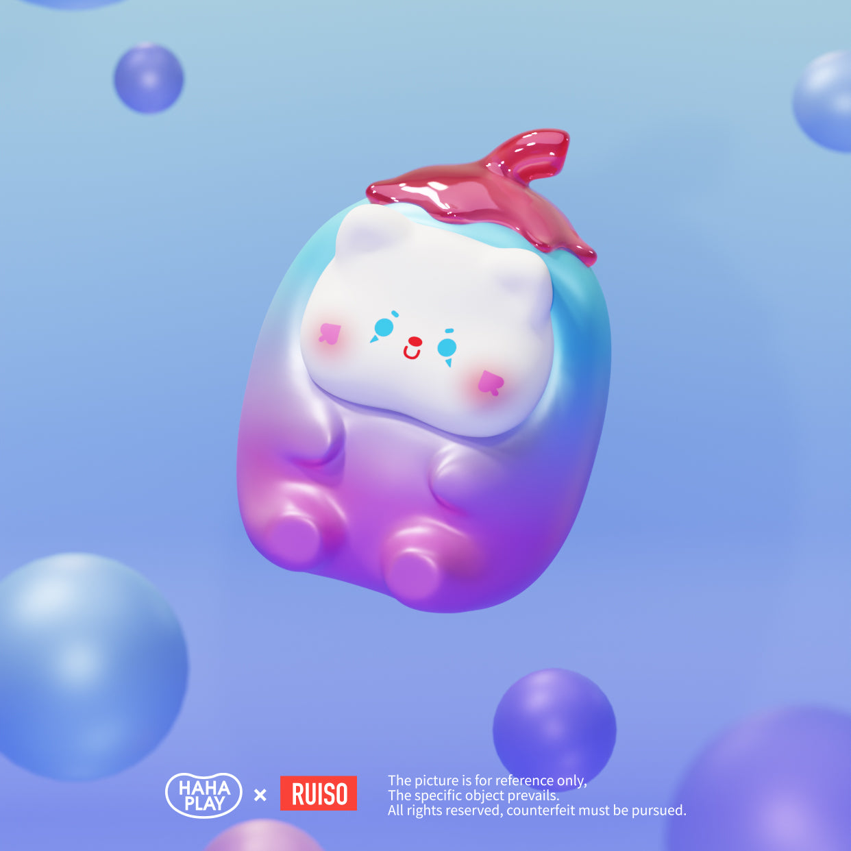 Bai.Huahua Hot Pot Cat Pepper Mini Beans PVC Figures Set