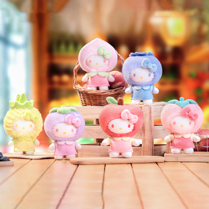 Hello-Kitty Fruity Paradise Series Plush Pendant Dolls