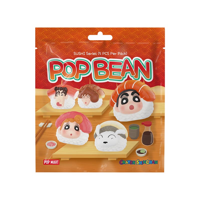 POP BEAN Crayon Shinchan SUSHI Series Figures