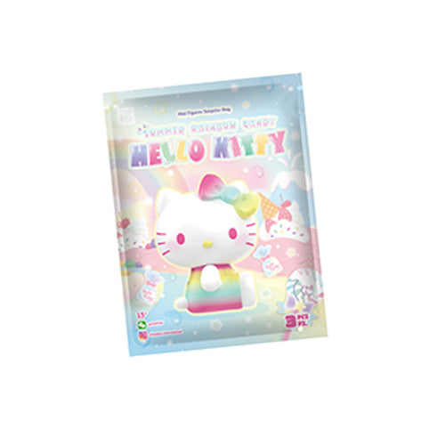 Hello-Kitty Summer Rainbow Candy Series Mini Beans Figures