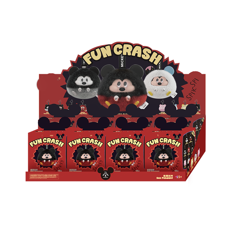 DSN-Mickey Fun Crash Series Vinly Plush Pendant Dolls