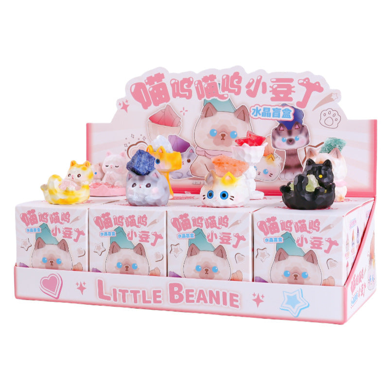 Meow Meow Little Bean Crystal Series Figures