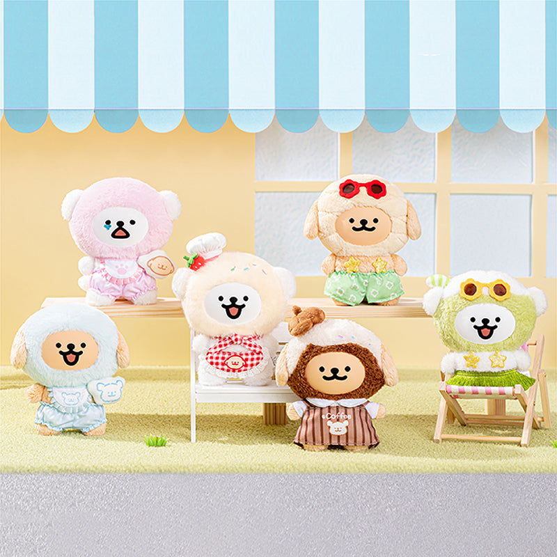 Maltese Colorful Daily Life Series Plush Pendant Dolls