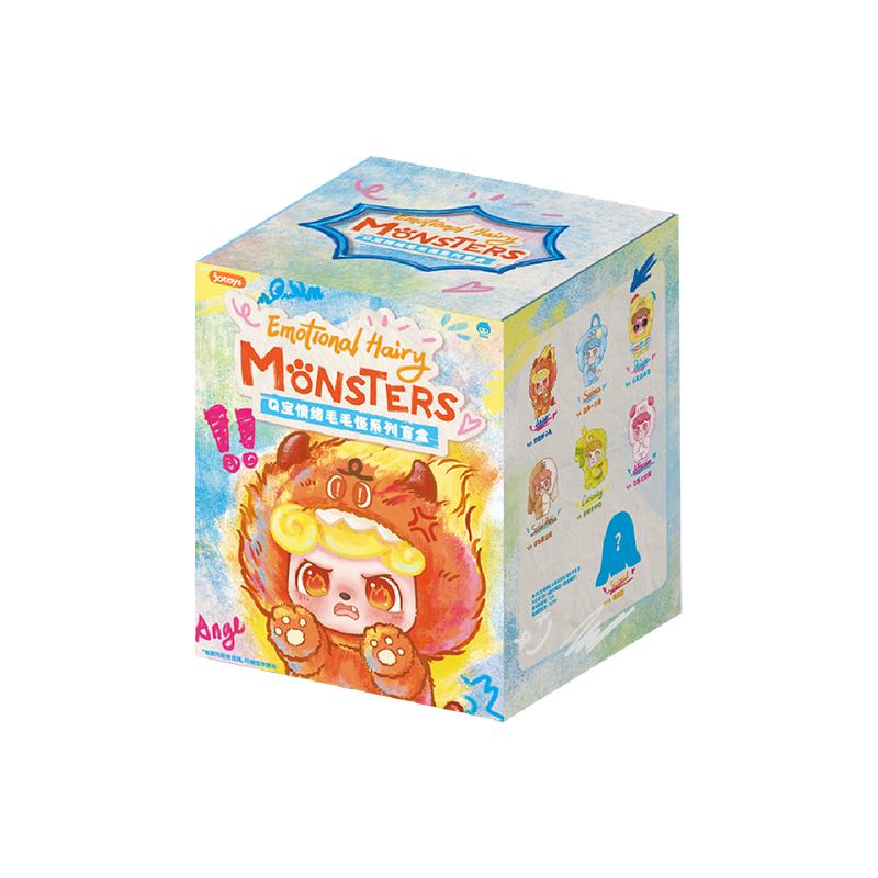 Q.Kid Emotional Hairy Monster Series Plush Dolls