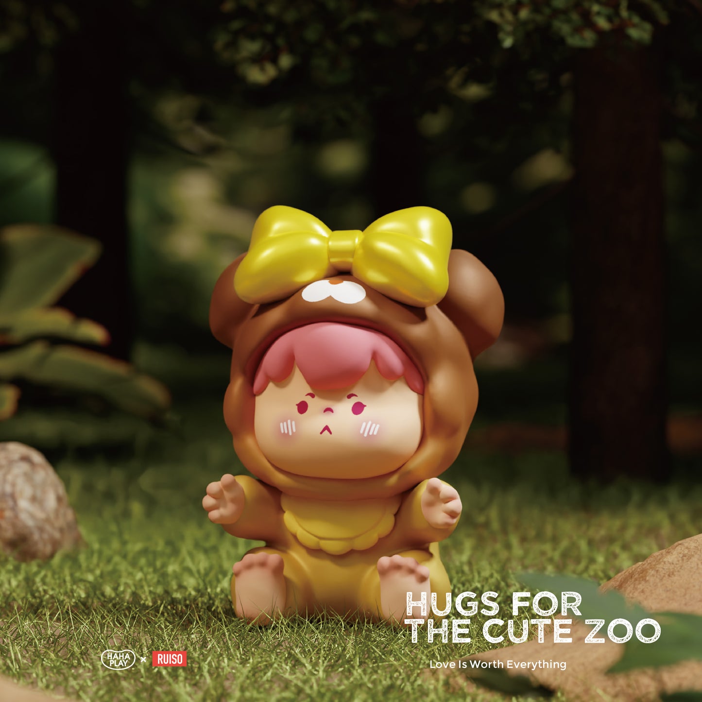 WOOW Hugs For The Cute Zoo Series Mini Beans Figures