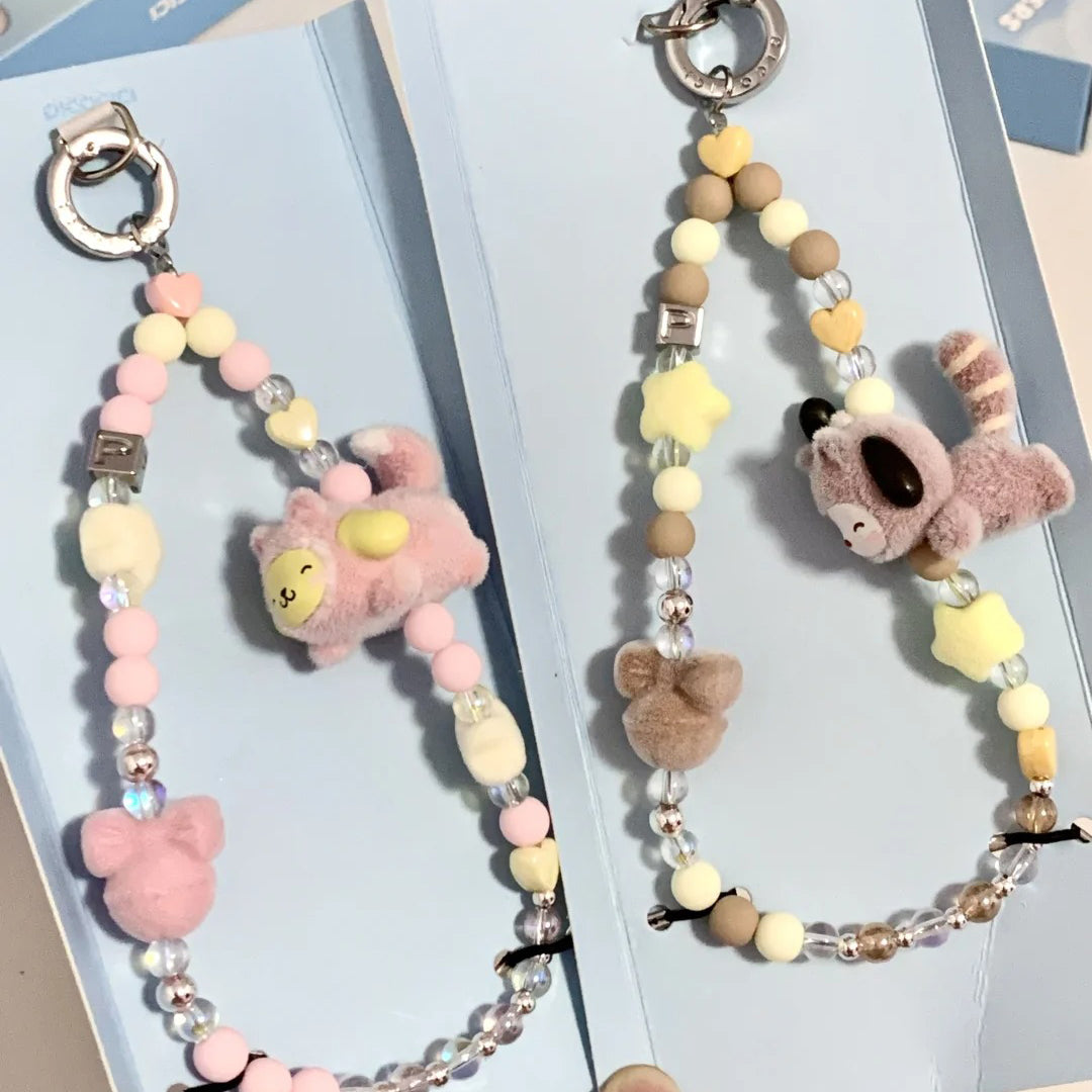 SRO Characters Doggie Friends Series-Phone Chains Mini Figures