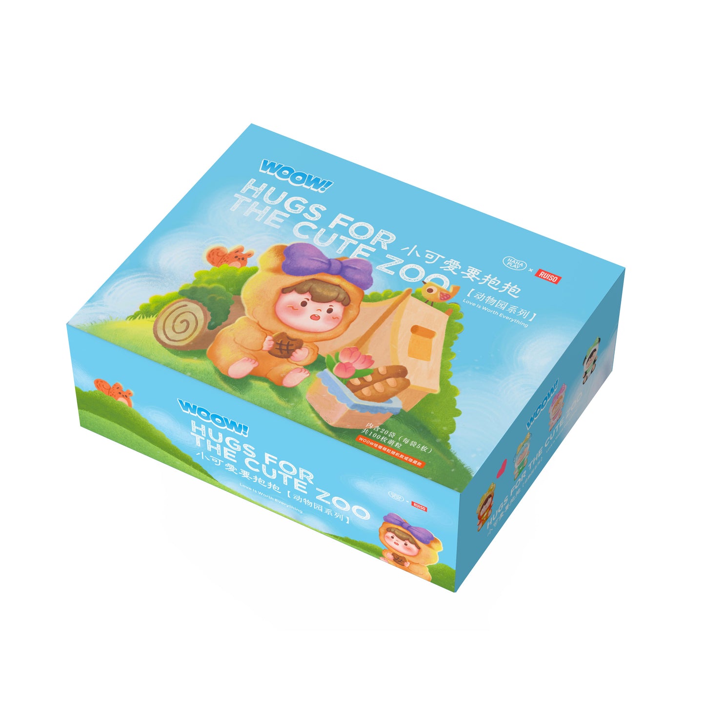 WOOW Hugs For The Cute Zoo Series Mini Beans Figures