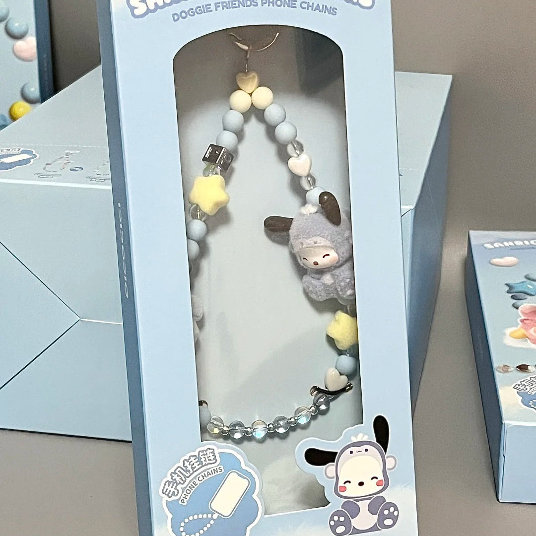 SRO Characters Doggie Friends Series-Phone Chains Mini Figures