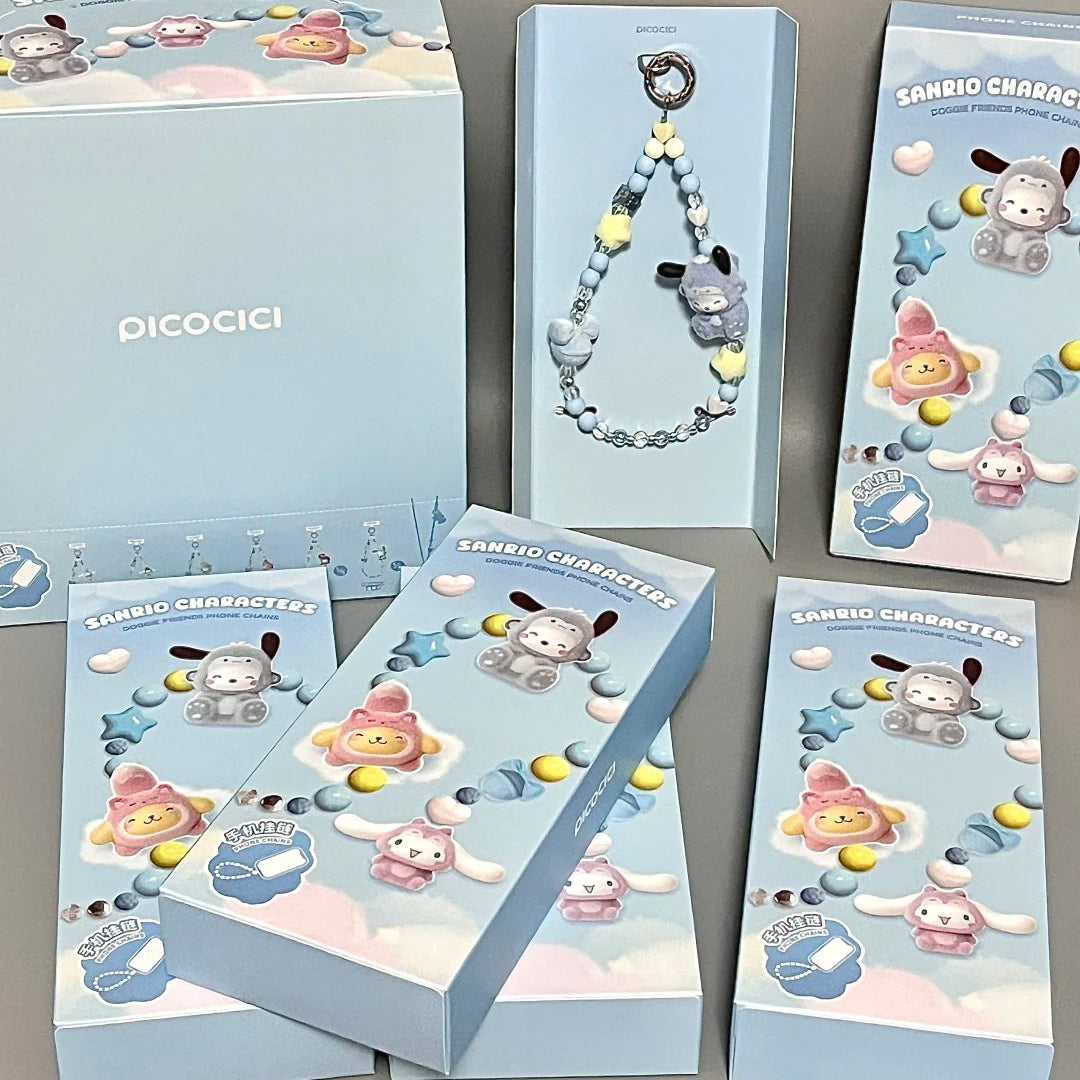 SRO Characters Doggie Friends Series-Phone Chains Mini Figures