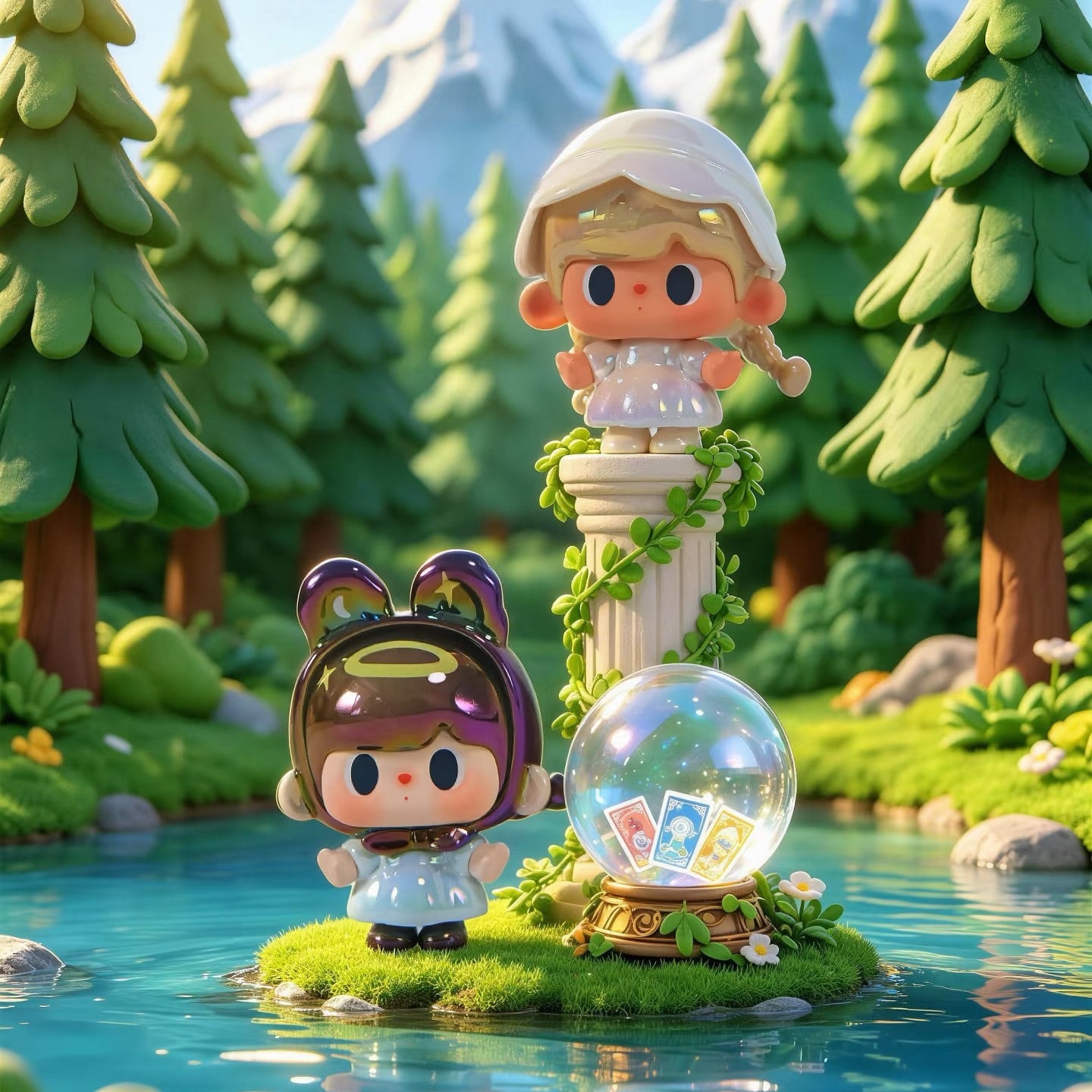 TUTU BEAR Werewolf Limited Cute Mini Bean Figures