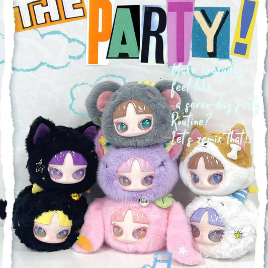 INN'S Seven-day Party Series Plush Hanging Bag Dolls