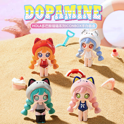 HOLA Dopamine Cat Series Mini Figures