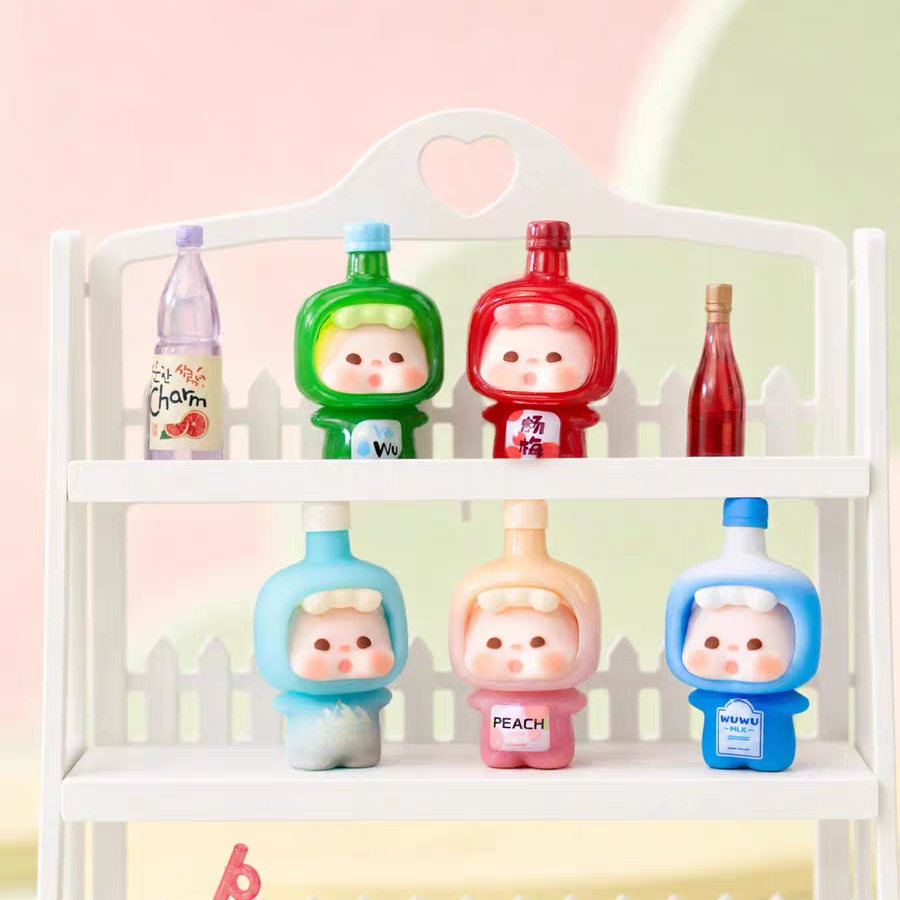 WUWU Drinking Time Series Mini Bean Figures