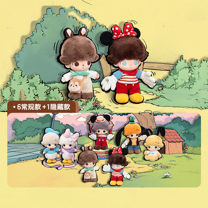 DIMOO WORLD × DSN Series Vinly Plush Keychain Dolls