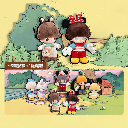 DIMOO WORLD × DSN Series Vinly Plush Keychain Dolls