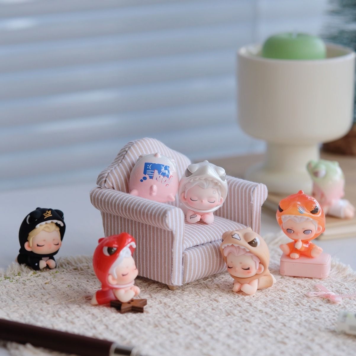 Shark into the Workplace Series Mini Bean Figures