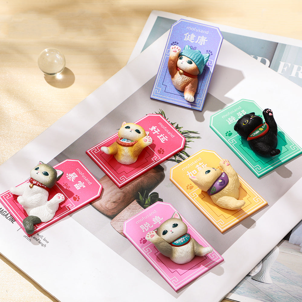 Mofusand Good Luck Series Fridge Magnet Figures