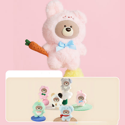 Gi-ft Bear Animal Costume Series Plush Pendant Dolls