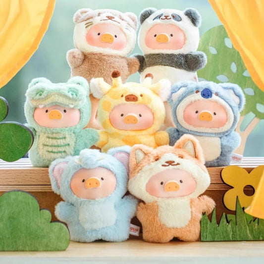 LuLu the Piggy Animal Party - Puppet Show Series Plush Keychain Dolls