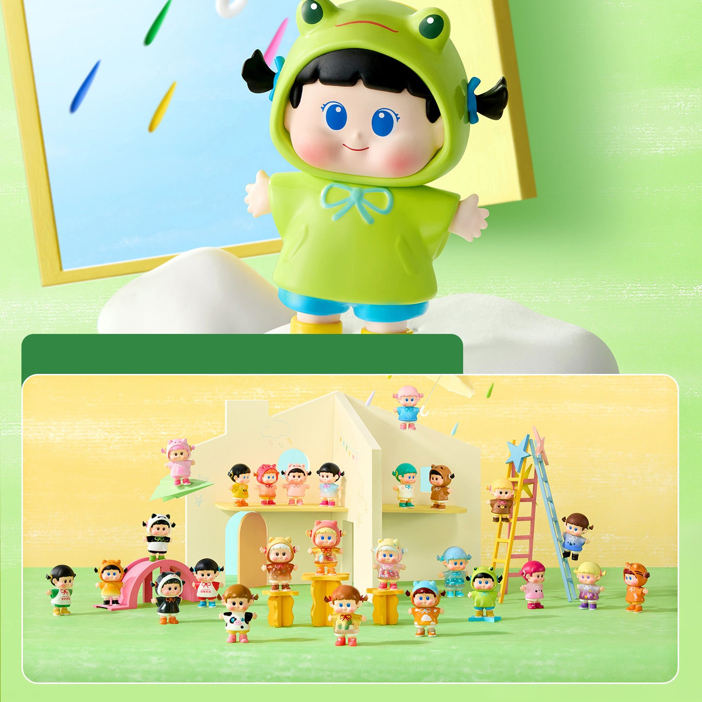 YUUNA Playful Raincoat Series Figures