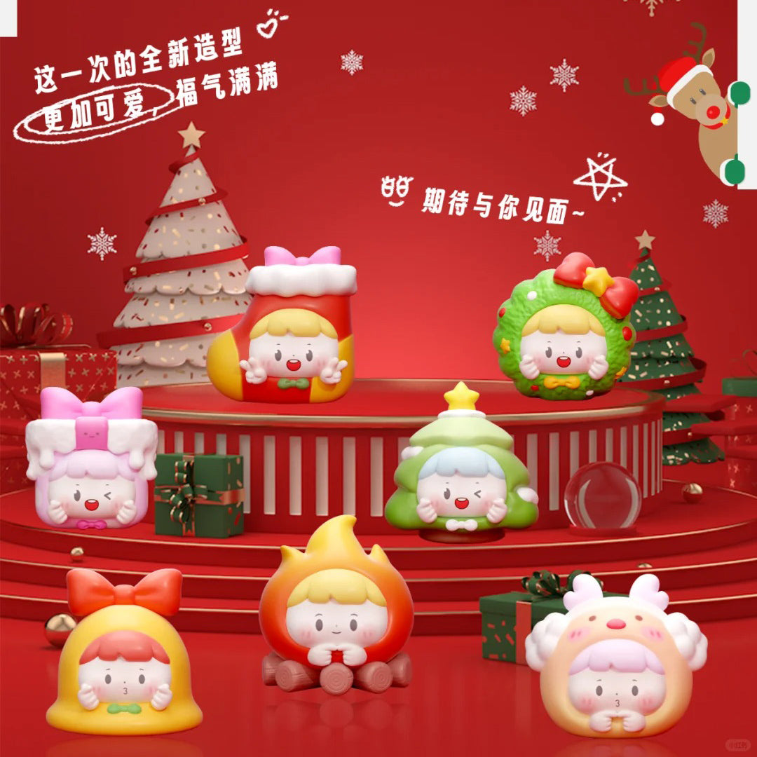 【BOGO】Mischievous Child Winter Limited Mini Beans Series PVC Figures