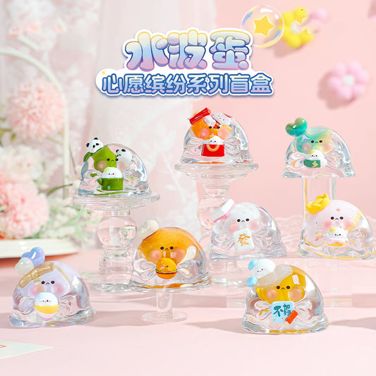 Bubble Eggs Colorful Wishes Series Figures