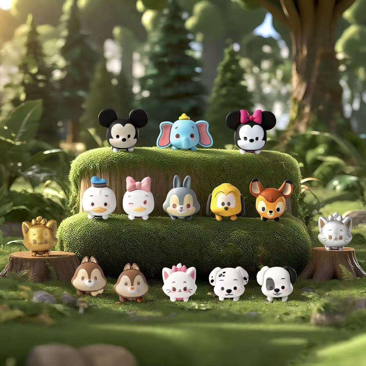 DSN Classic Characters Lie Down Series Mini Beans Figures