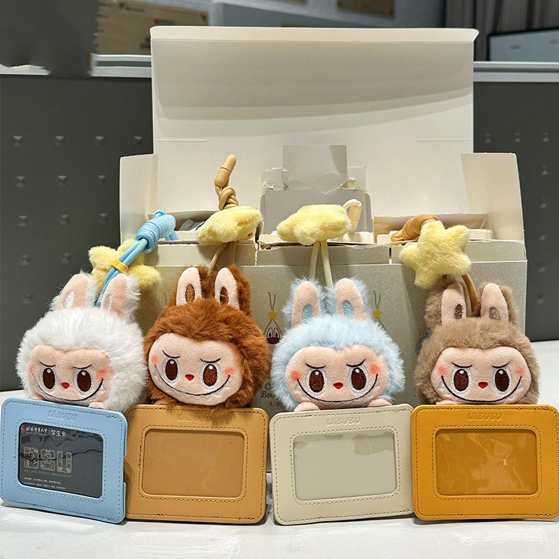 LABUBU Twinkly Fairy Tale Series-Sparkly Surprise Plush Card Holder Dolls