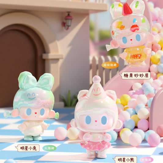 TUTUBEAR's Wonderland Series Mini Beans Figures