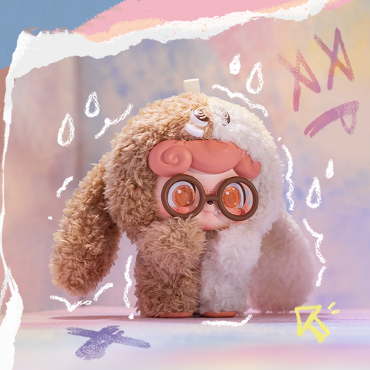 Q.Kid Emotional Hairy Monster Series Plush Dolls