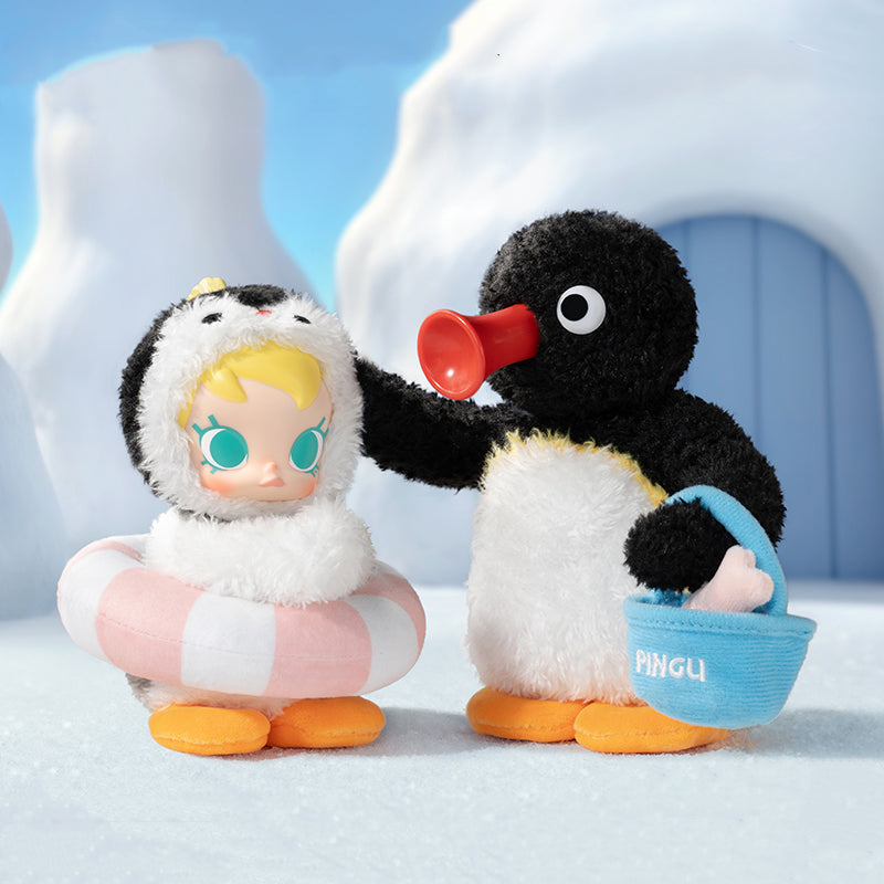 Baby Molly x Pingu Happy Fishing Series-Vinyl Plush Pendant Dolls