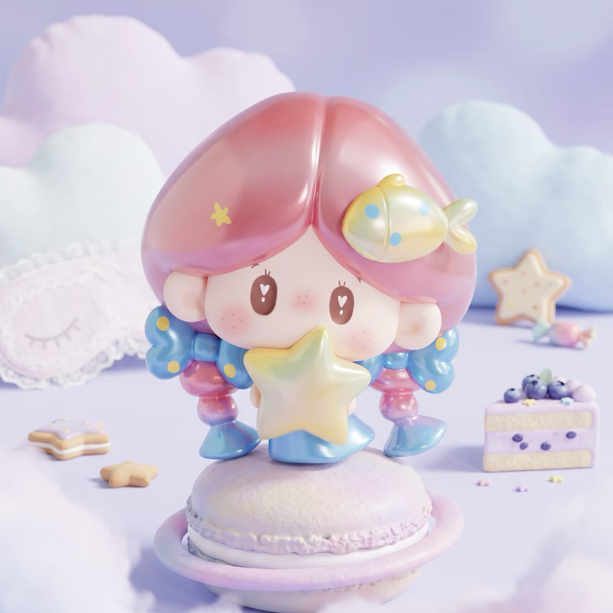 Hello Little Fish Secret Girlish Hearts Series Mini Bean Figures
