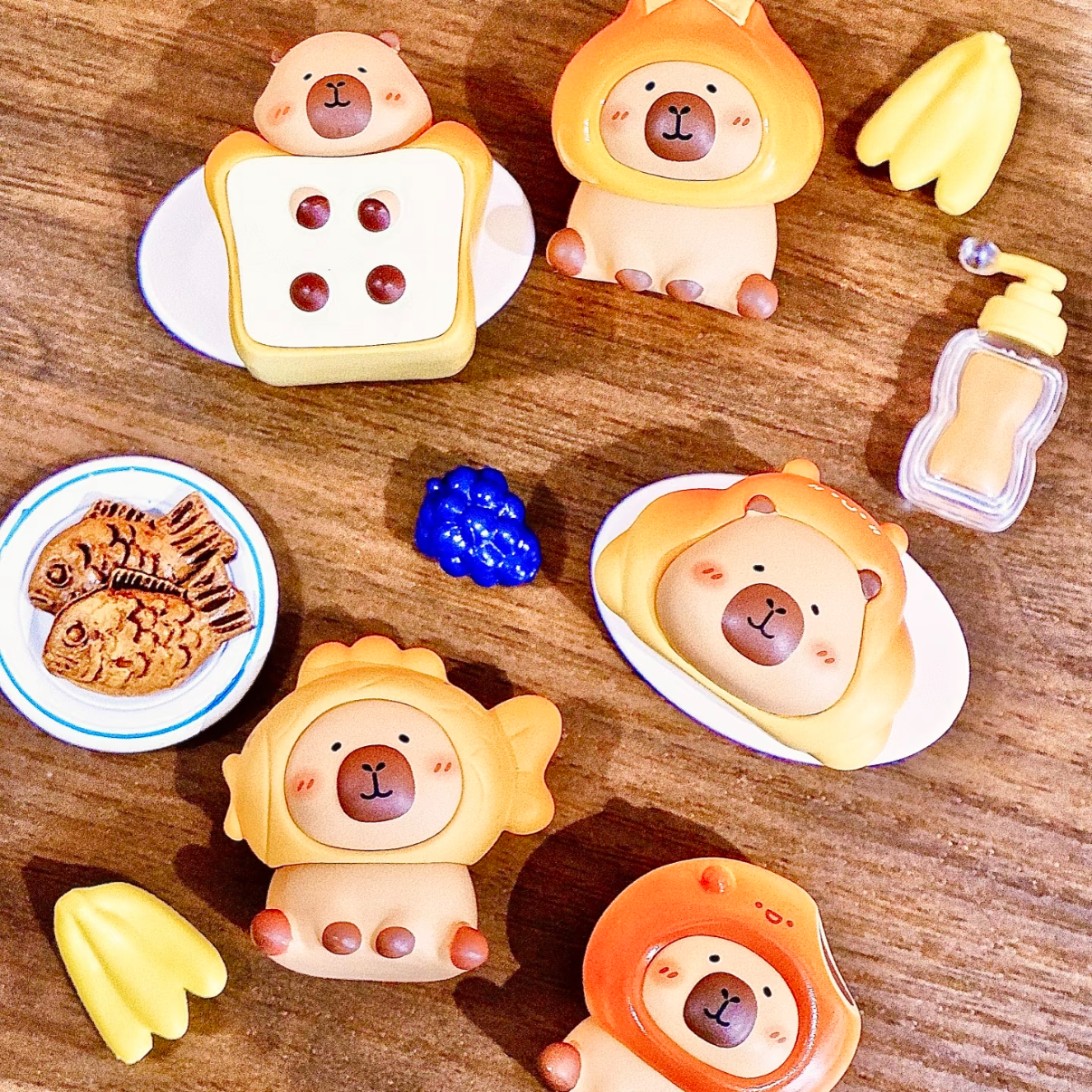 Tuntunzai Bakery Series Mini Bean Figures