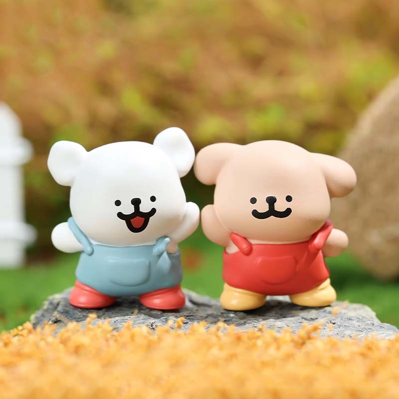 Maltese Happy Farm Series Mini Beans Figures