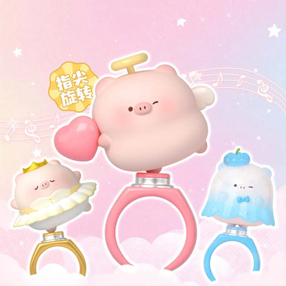 Sweet Baby Pig Starry Waltz Rotating Ring Series Figures