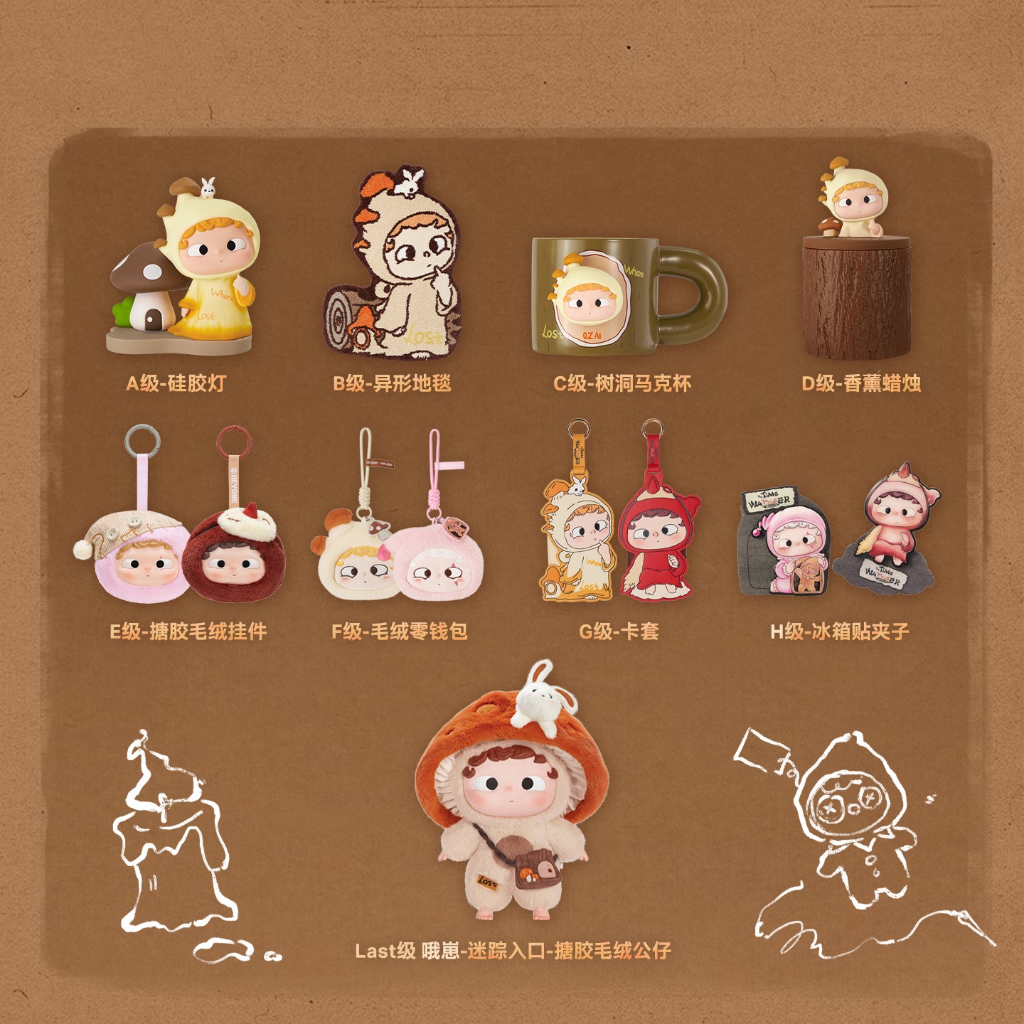 OZAI The Time Wayfarer Heyone Star Reward Series Dolls