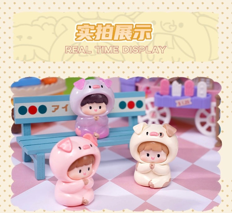 【BOGO】Cute Pet Mini Beans Series PVC Figures