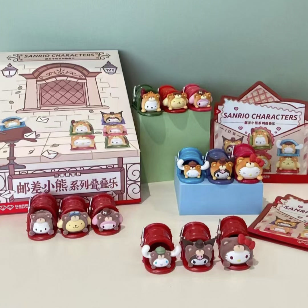 SRO Postman Bear Series Mini Beans Figures
