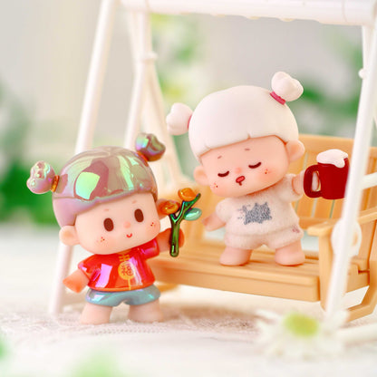 Buer Shake Person Series Mini Bean Figures